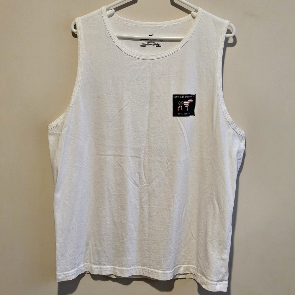 Southern Point Co. Cotton Tank Top - Size Large - Excellent Condition